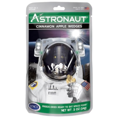 Abgehobener Snack: Zimt-Apfel für Astronauten!