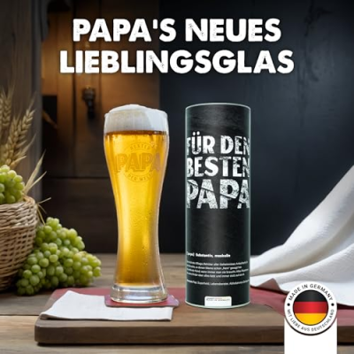 Papa, Prost! Das Glas für Helden